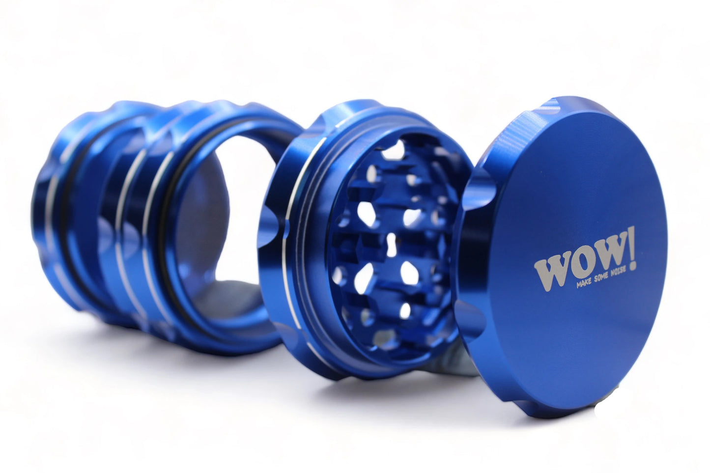 Wow Grinder 60x60mm Blue