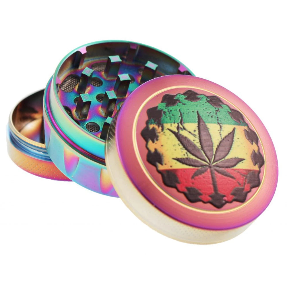 Petrol Coloured 3 Part 40m Metal Grinder