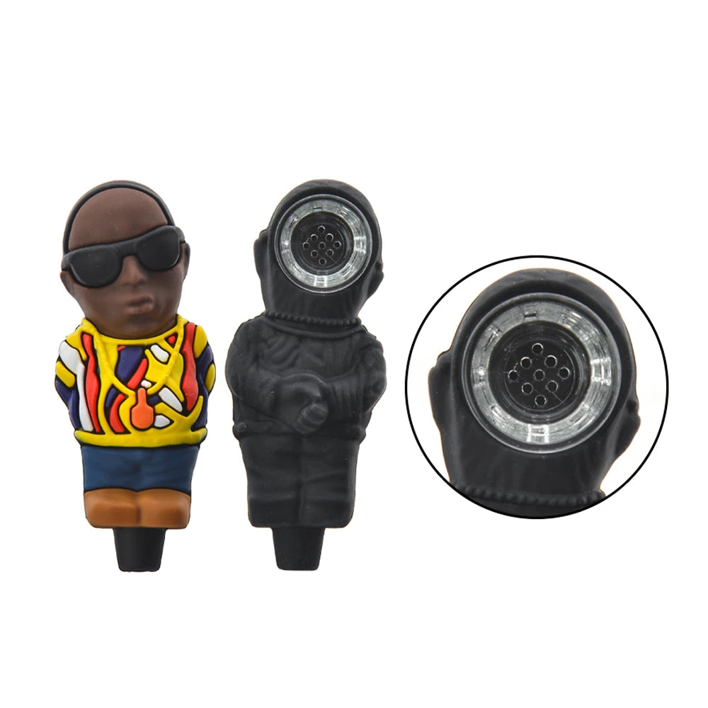 BIGGIE Glass & Silicone Pipe