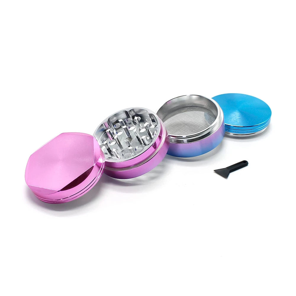 Gradient BLUE/PINK 4 Part 55mm Metal Grinder
