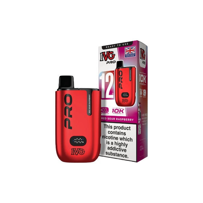 IVG Pro 12 Prefilled Pod Vape Kit 10000 Puffs 10mg From £8.25