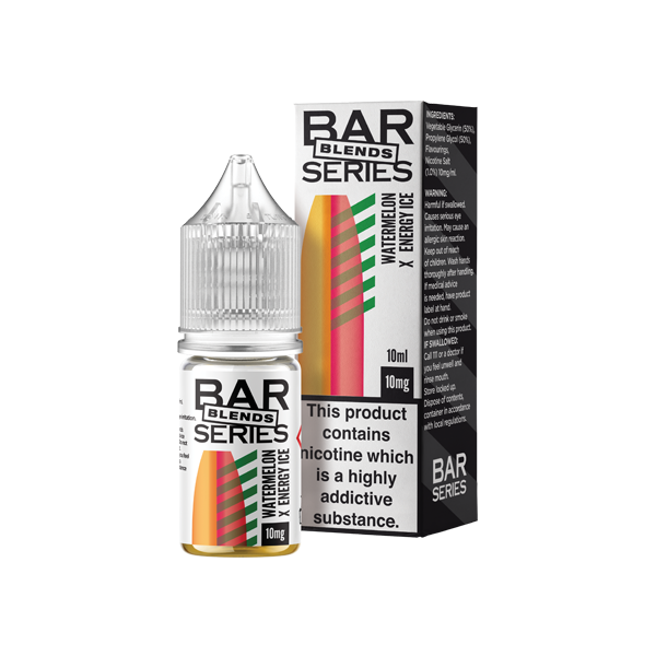 Bar Series Blends 10mg Nic Salts From £1.80 watermelon X energy ice