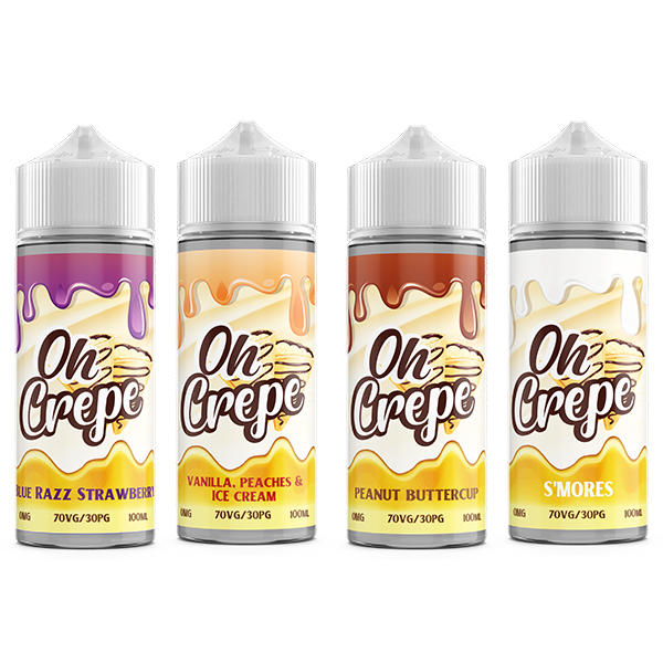 Oh Crepe 100ml (70VG/30PG) From £7.07