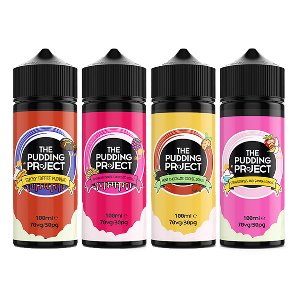 Pudding Project E-liquid 100ml 70VG 30PG From £7.07