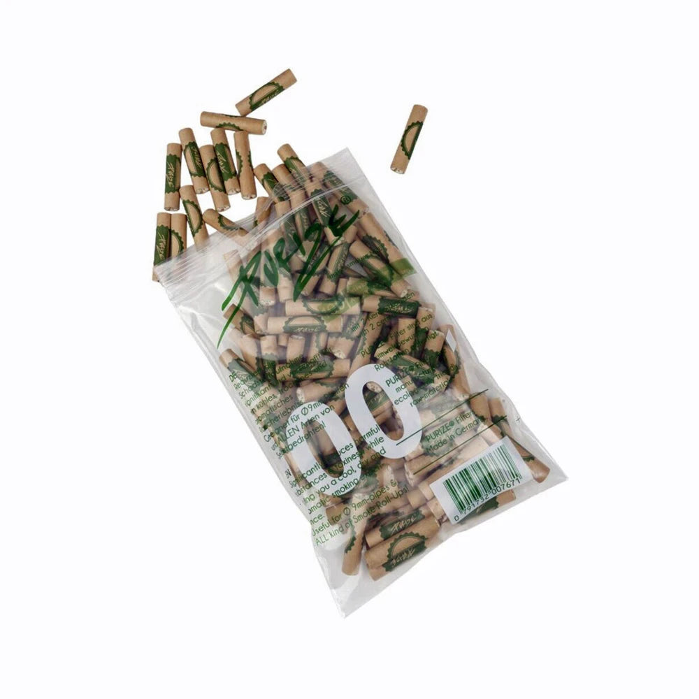 Purize Regular Filters 9mm ORGANIC Bag of 100pc