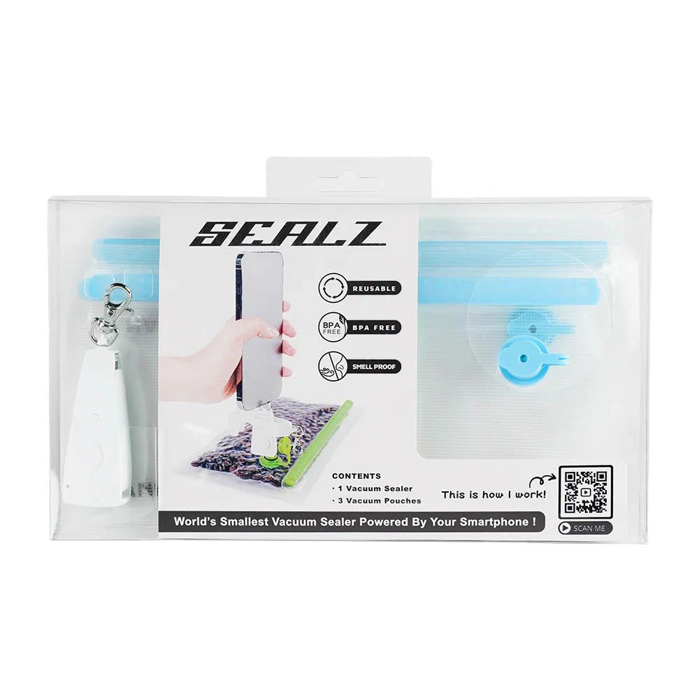 SEALZ Portable Vacuum Sealer BLUE