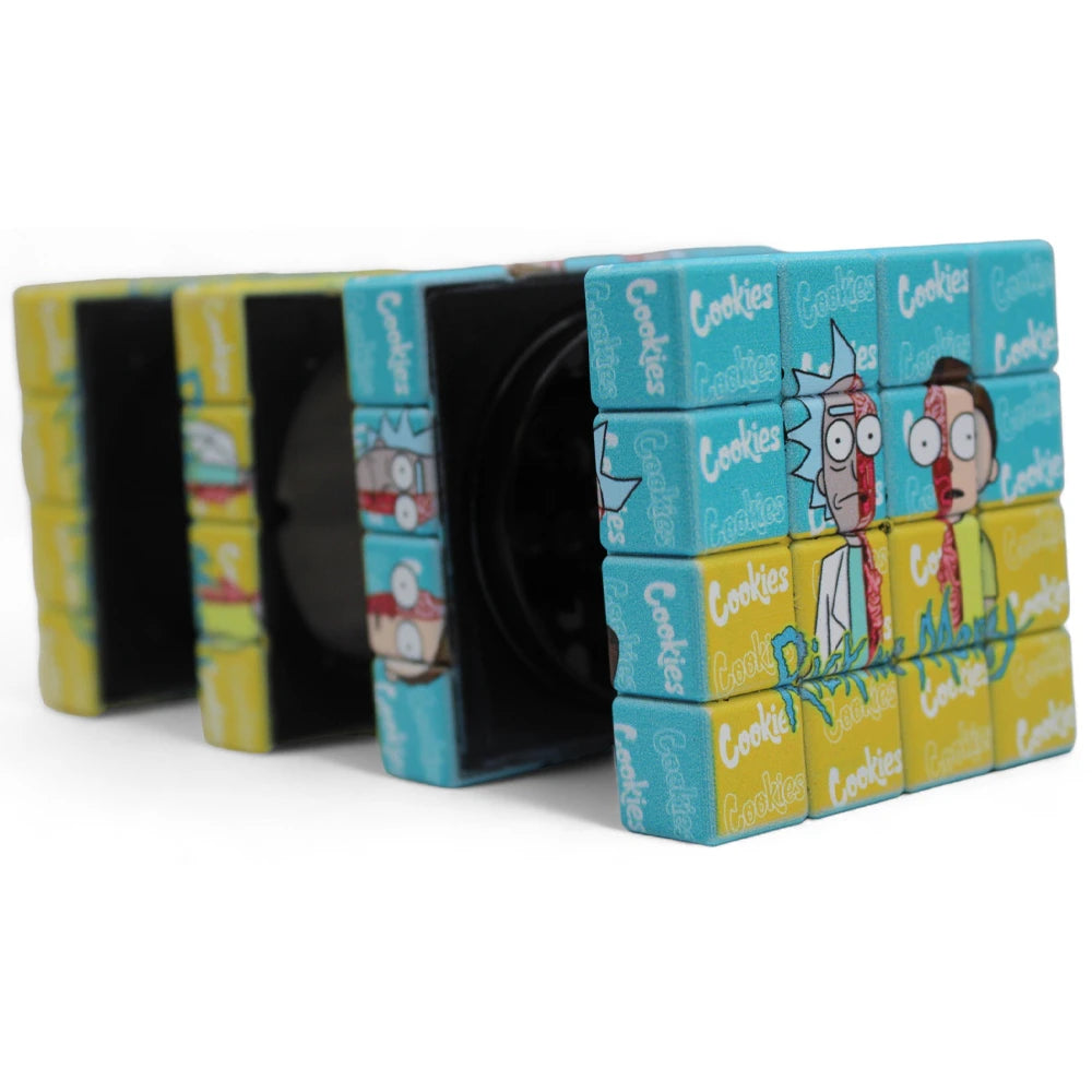 Cube Grinder Yellow Blue 60x60mm