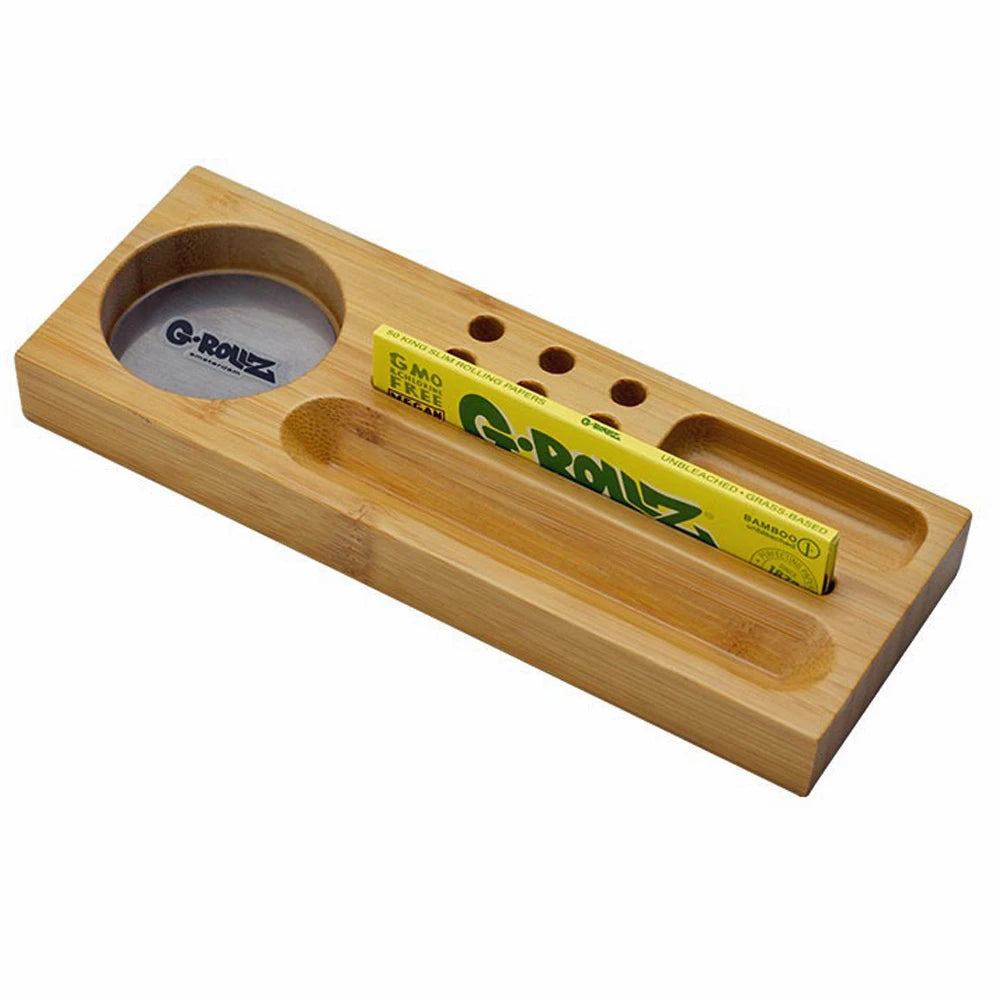 G-Rollz Small Bamboo Rolling Tray