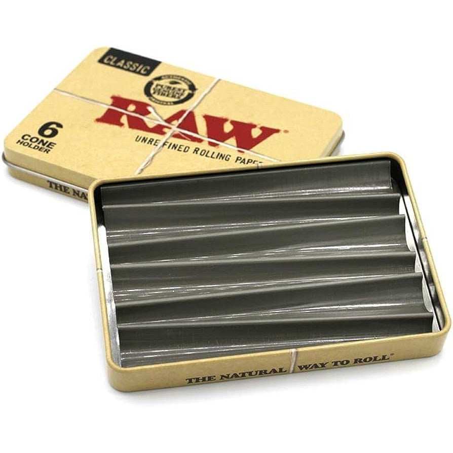 Raw Tin Six Cone Holder
