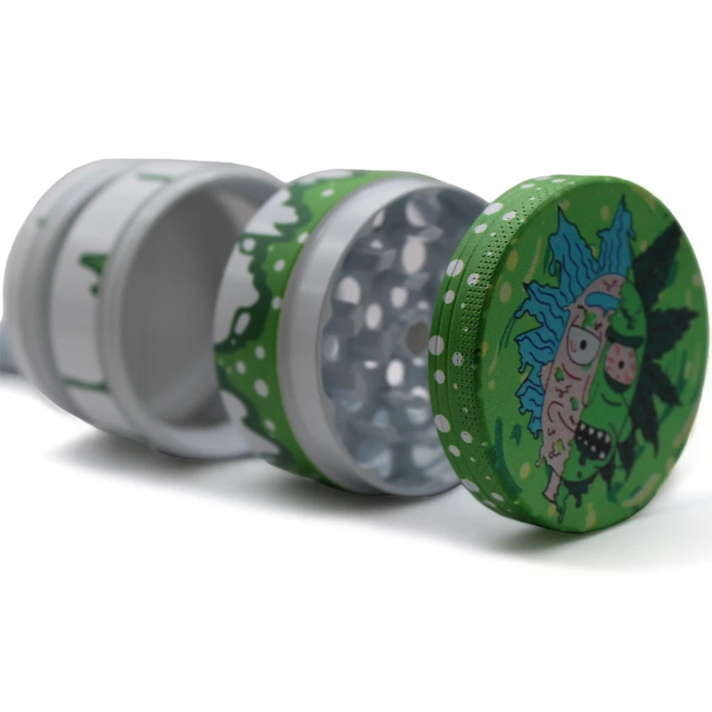 Rick/Morty 4part 50x43mm Green