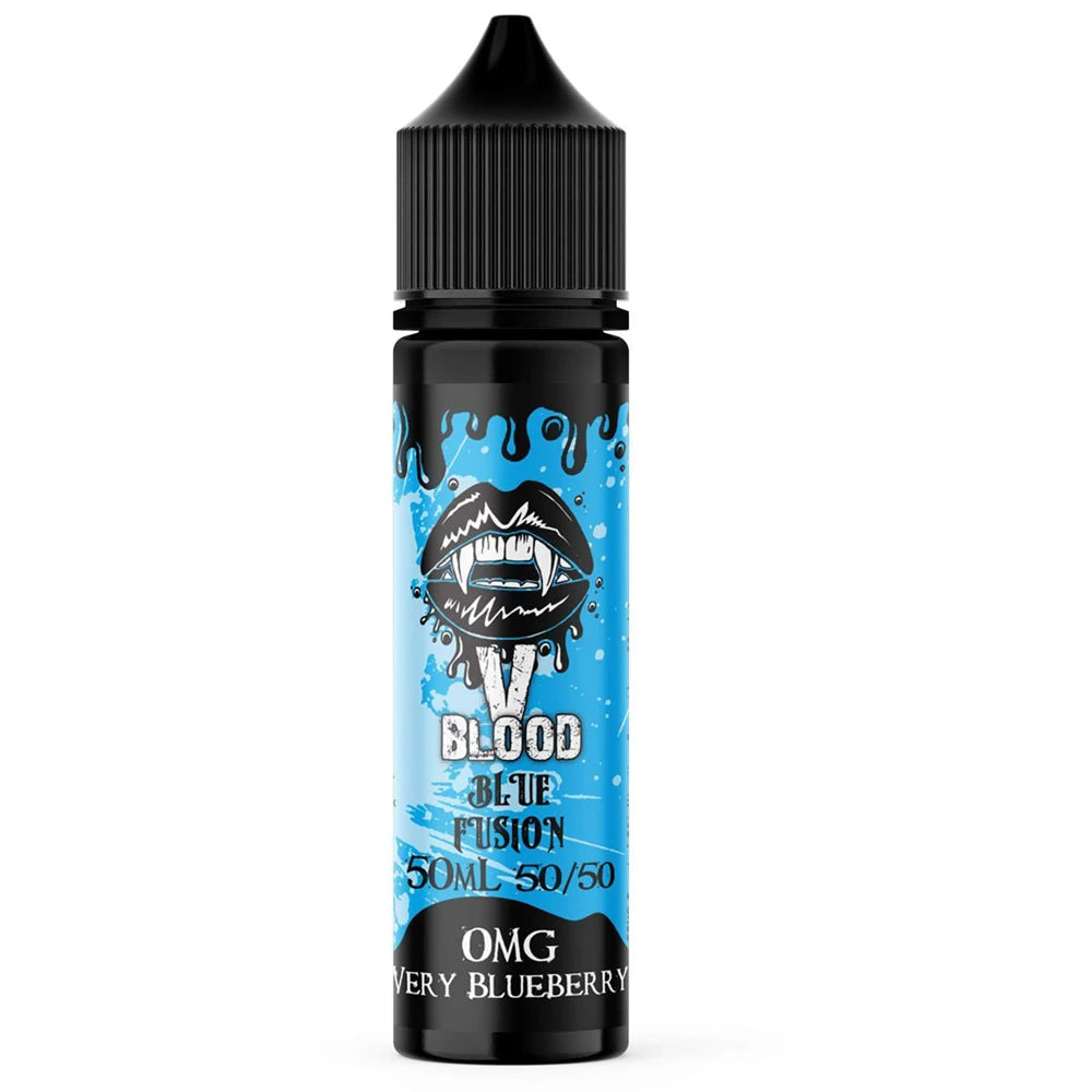 v blood e liquid  blueberry fusion 50ml 50/50 mix