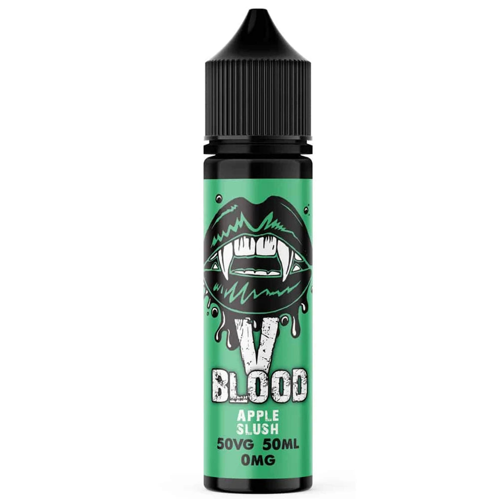 v blood e liquid apple slush 50ml 50/50 mix