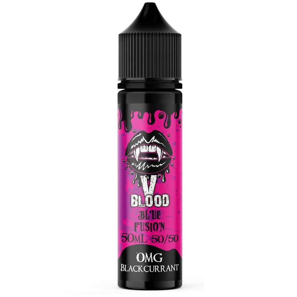 v blood e liquid  blackcurrant fusion 50ml 50/50 mix