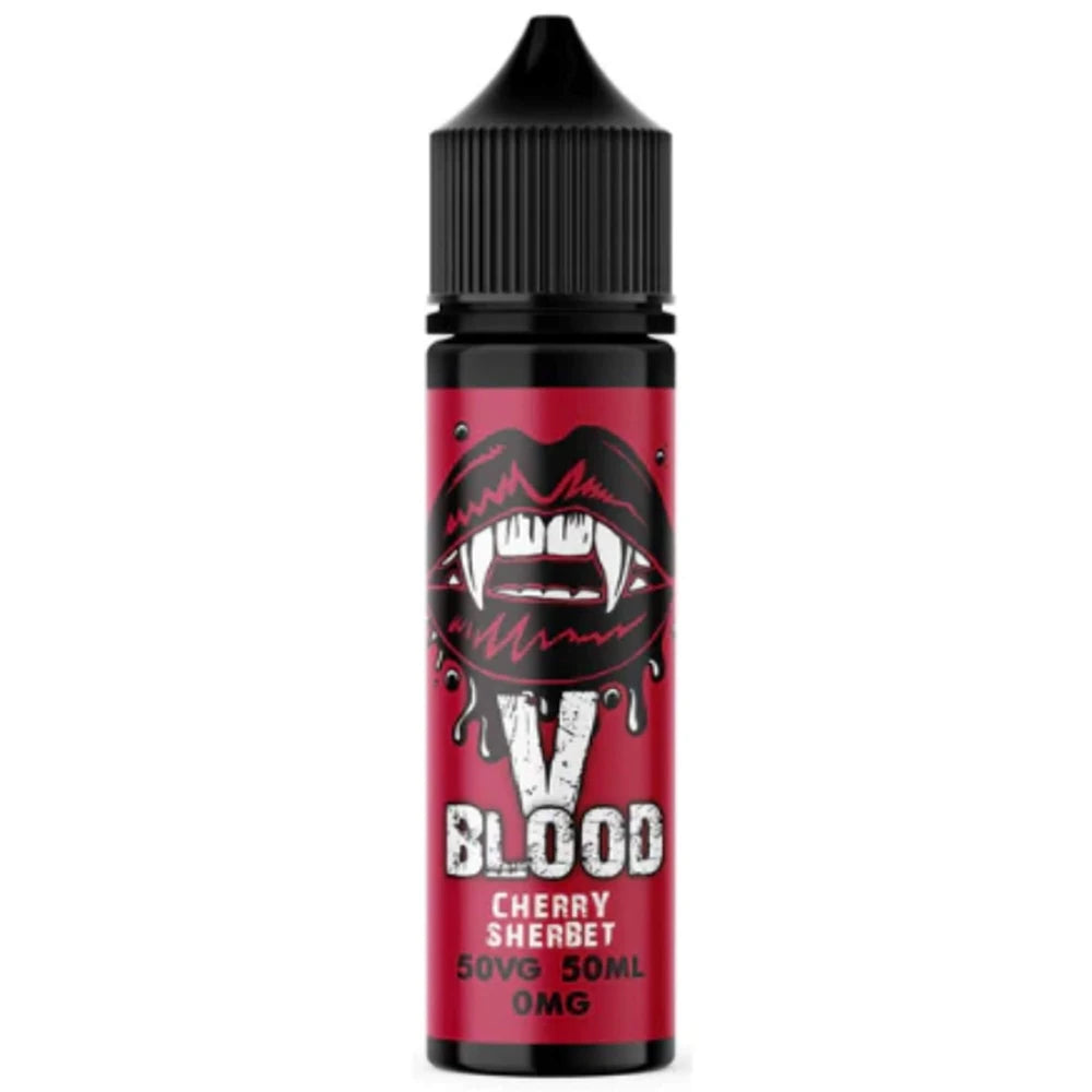 v blood e liquid cherry sherbet 50ml 50/50 mix