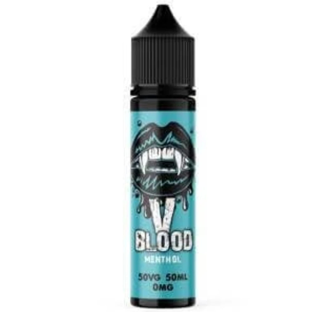 v blood e liquid  menthol 50ml 50/50 mix