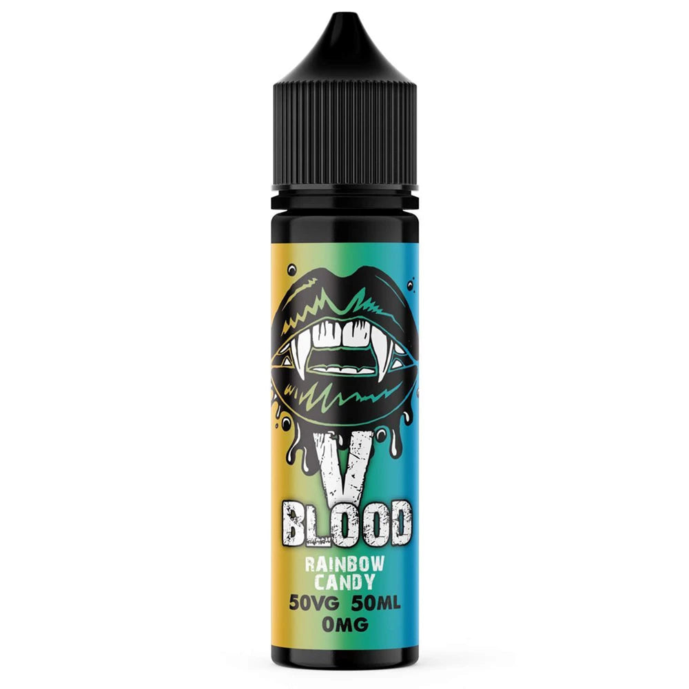 v blood e liquid rainbow candy 50ml 50/50 mix