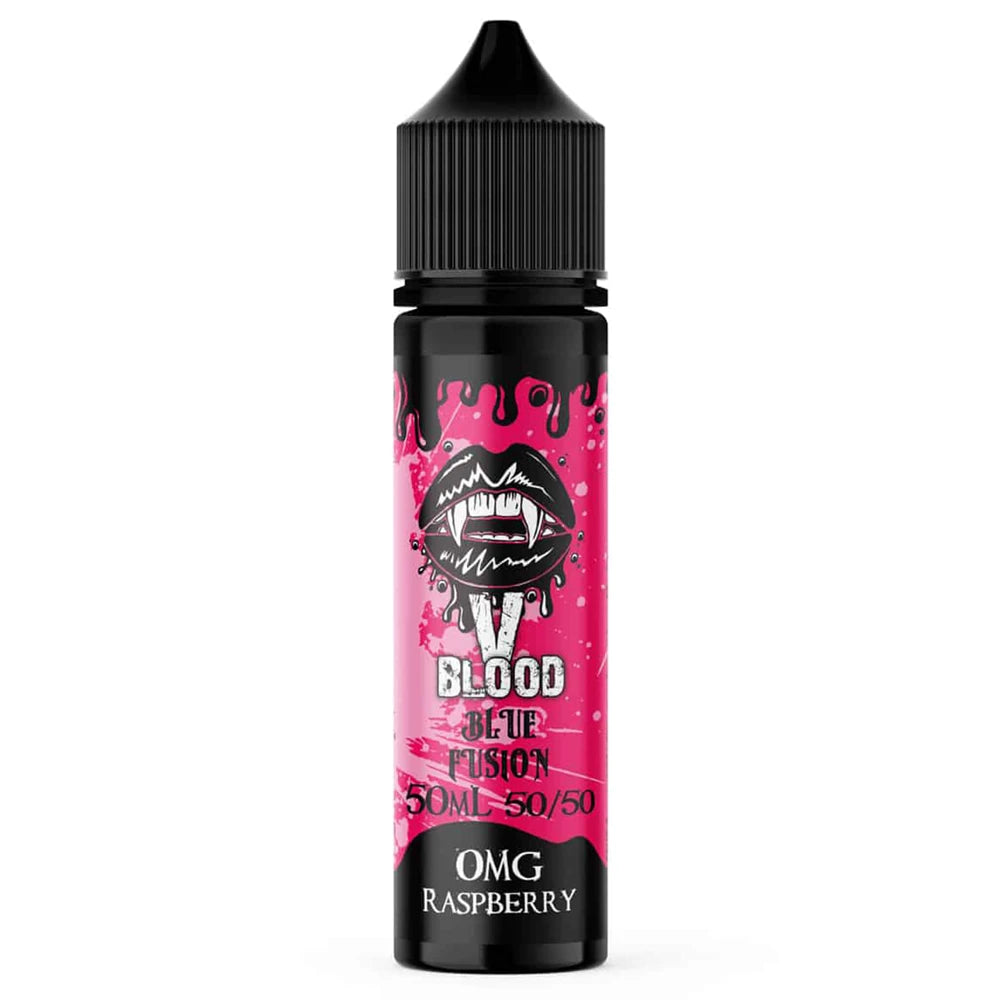 v blood e liquid raspberry fusion 50ml 50/50 mix