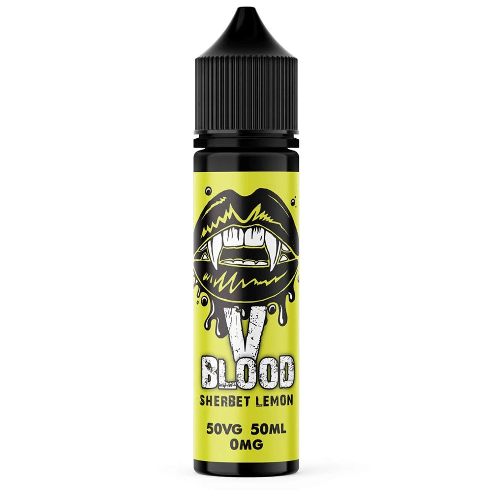 v blood e liquid sherbet lemon 50ml 50/50 mix