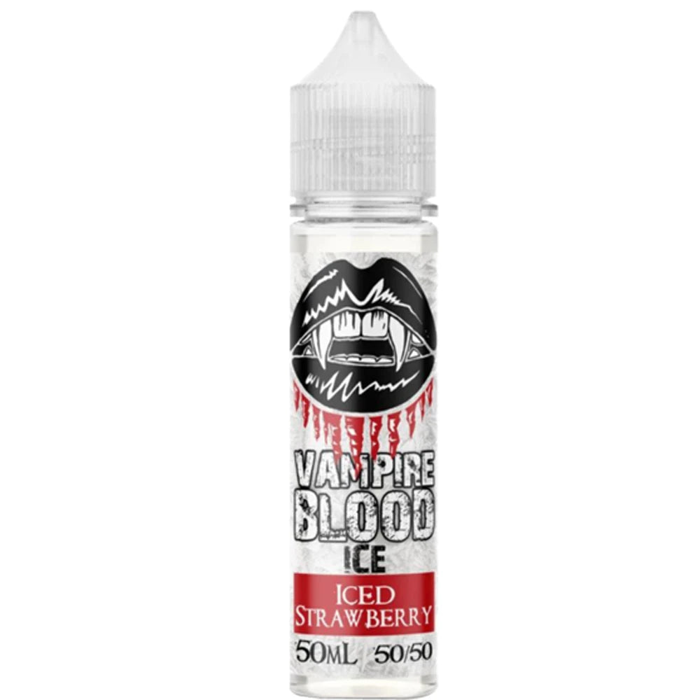 v blood e liquid  strawberry ice  50ml 50/50 mix