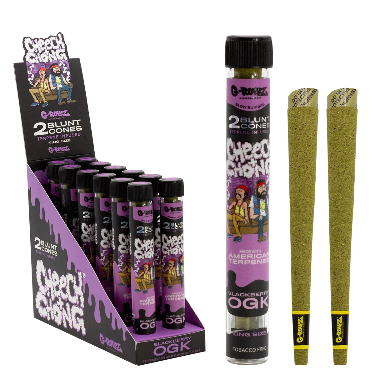 G rollz Cheech And Chong Infused Cone Blunts £3.68