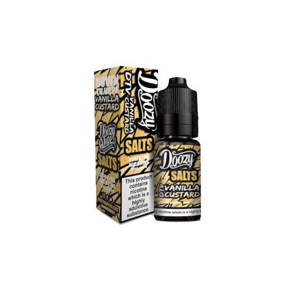 Doozy Vape Co 10mg Nic Salt From £2.31 vanilla custard 