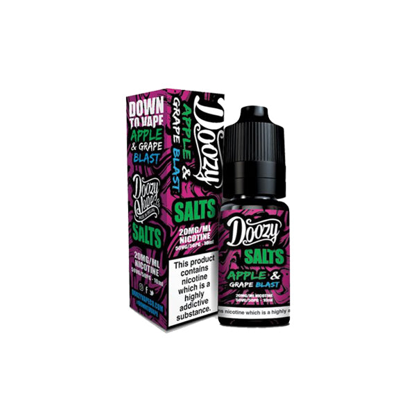 Doozy Vape Co 10mg Nic Salt From £2.31 apple & grape blast 