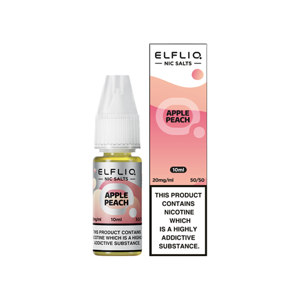 ELFLIQ By Elf Bar 10mg Nic Salt From £2.18 apple peach 