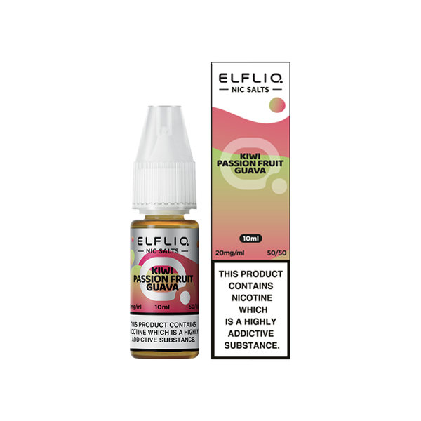 ELFLIQ By Elf Bar 10mg Nic Salt From £2.18 kiwi passion fruit guava