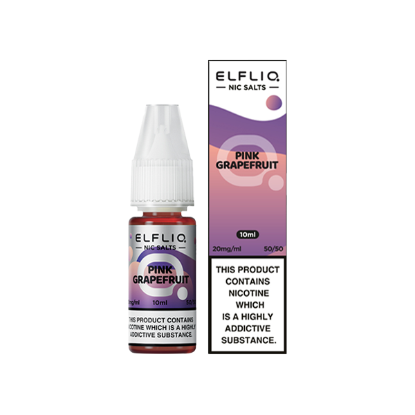 ELFLIQ By Elf Bar 10mg Nic Salt From £2.18 pink grapefruit 