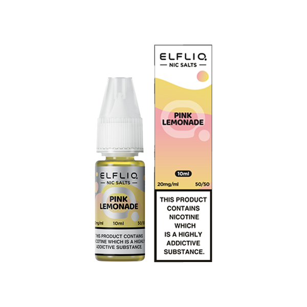 ELFLIQ By Elf Bar 10mg Nic Salt From £2.18 pink lemonade