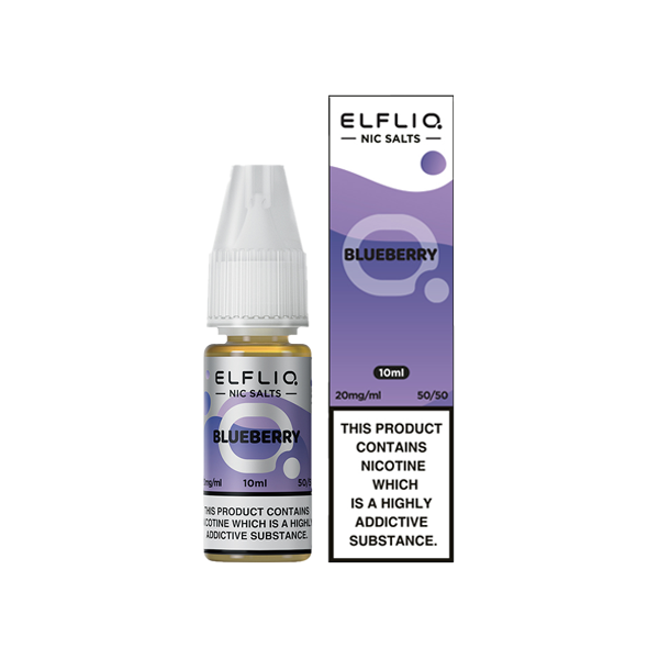 ELFLIQ By Elf Bar 10mg Nic Salt From £2.18 blueberry