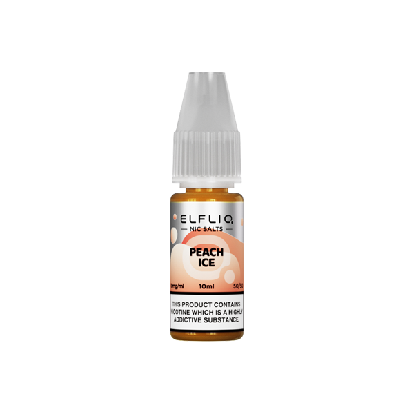 ELFLIQ By Elf Bar 10mg Nic Salt From £2.18 peach ice