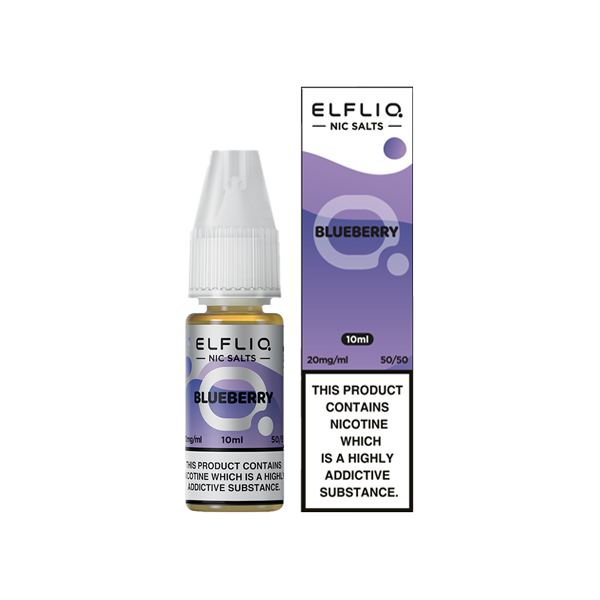 ELFLIQ By Elf Bar 10mg Nic Salt From £2.18 blueberry