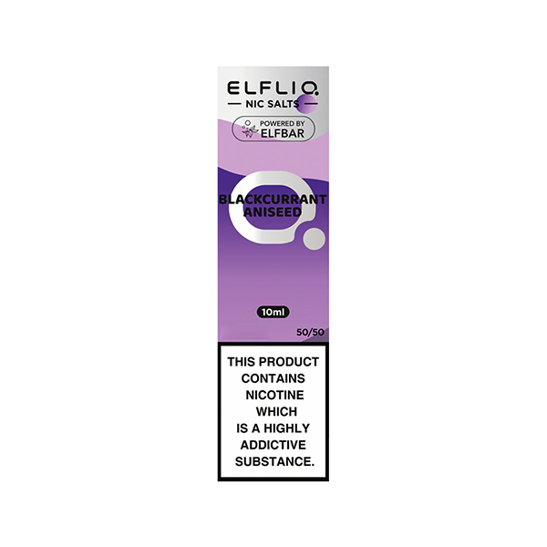 ELFLIQ By Elf Bar 10mg Nic Salt From £2.18 blackcurrant aniseed