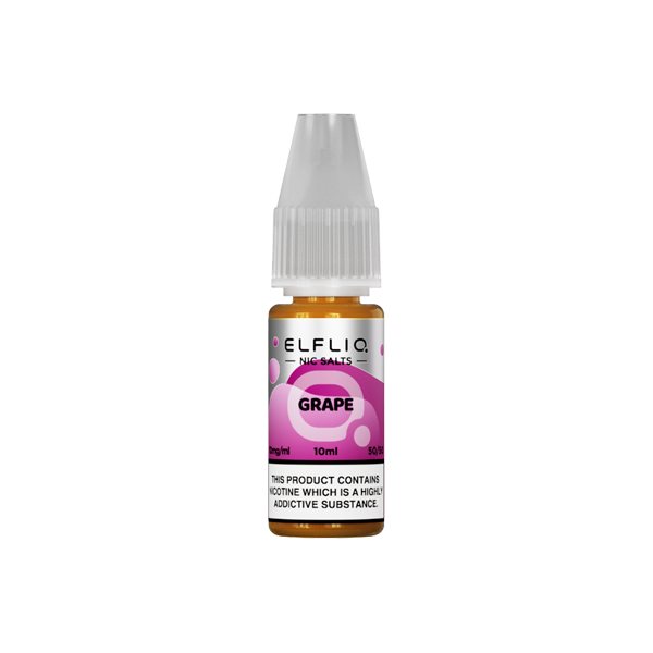 ELFLIQ By Elf Bar 10mg Nic Salt From £2.18 grape