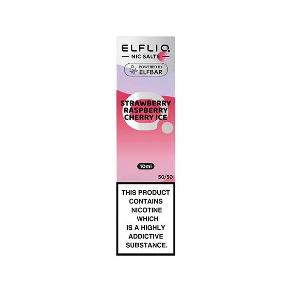 ELFLIQ By Elf Bar 10mg Nic Salt From £2.18 strawberry raspberry cherry ice