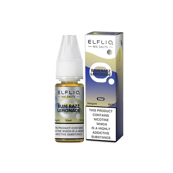 ELFLIQ By Elf Bar 10mg Nic Salt From £2.18 blue razz lemonade 