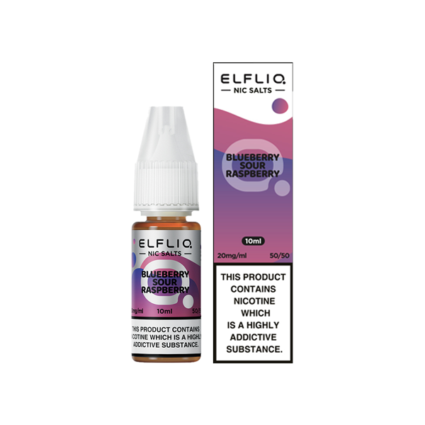 ELFLIQ By Elf Bar 10mg Nic Salt From £2.18 blueberry sour raspberry