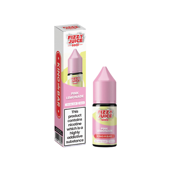 Fizzy Juice King Bar 10mg Nic Salts from £1.80 pink lemonade 