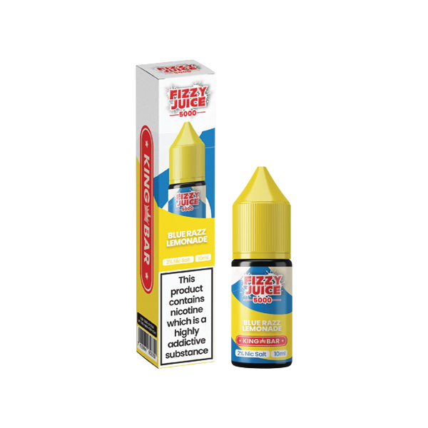 Fizzy Juice King Bar 10mg Nic Salts from £1.80 blue razz lemonade