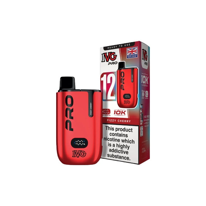 IVG Pro 12 Prefilled Pod Vape Kit 10000 Puffs 10mg  From £8.25