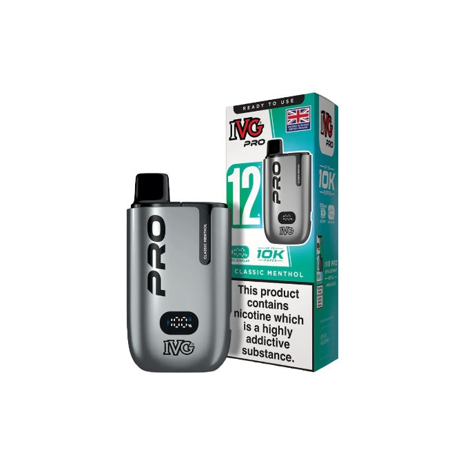 IVG Pro 12 Prefilled Pod Vape Kit 10000 Puffs 10mg  From £8.25