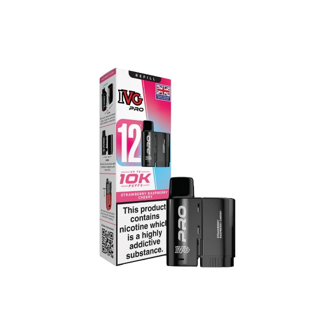 10mg IVG Pro 12 Refill Pods 10000 Puffs  From £6.04