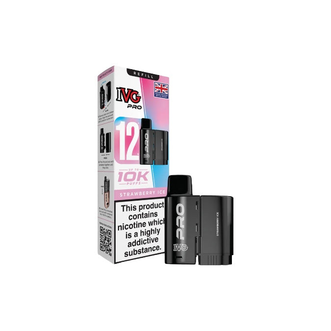 10mg IVG Pro 12 Refill Pods 10000 Puffs  From £6.04