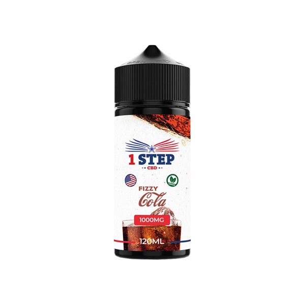 1 Step CBD 1000mg CBD E-liquid 120ml (BUY 1 GET 1 FREE)