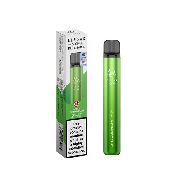 ELF Bar 600 V2 Disposable Vaping From £3.54