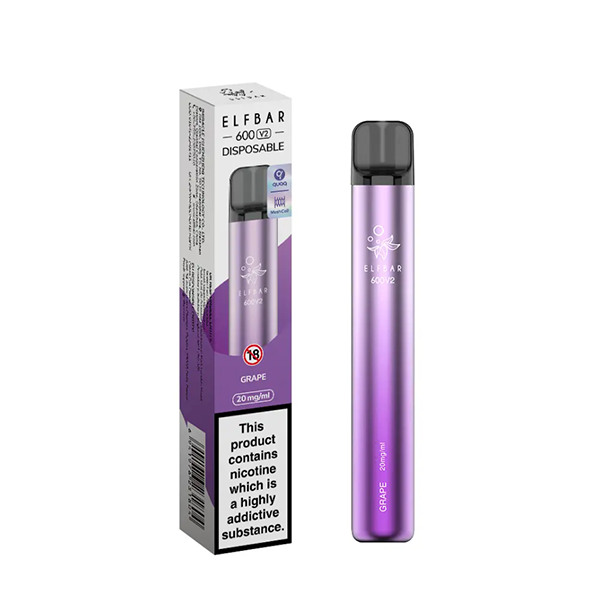 ELF Bar 600 V2 Disposable Vaping From £3.54