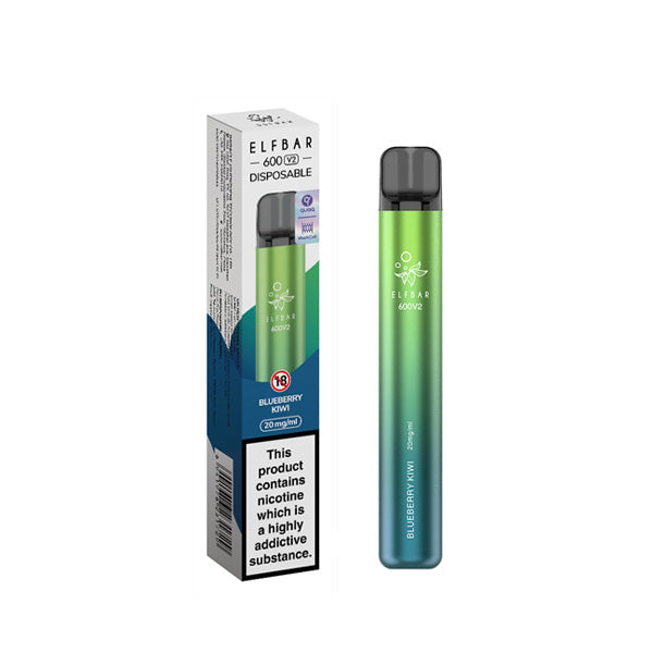 ELF Bar 600 V2 Disposable Vaping From £3.54