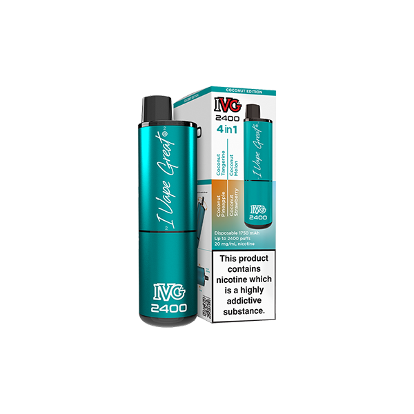 20mg I VG 2400 Disposable Vapes 2400 Puffs - 4 in 1 Multi-Edition From £11.16