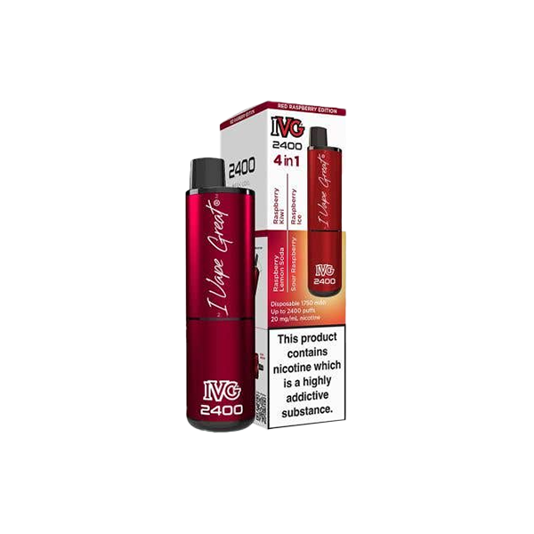 20mg I VG 2400 Disposable Vapes 2400 Puffs - 4 in 1 Multi-Edition From £11.16